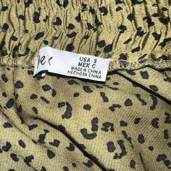 DEX Asymmetrical Leopard-Print Skirt - Size Small - Picture 6 of 6